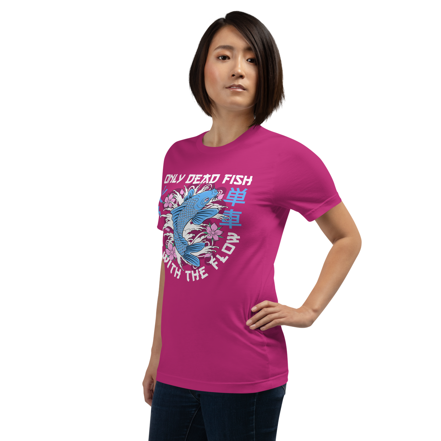 Go with the flow - Berry t-shirt - Firebone