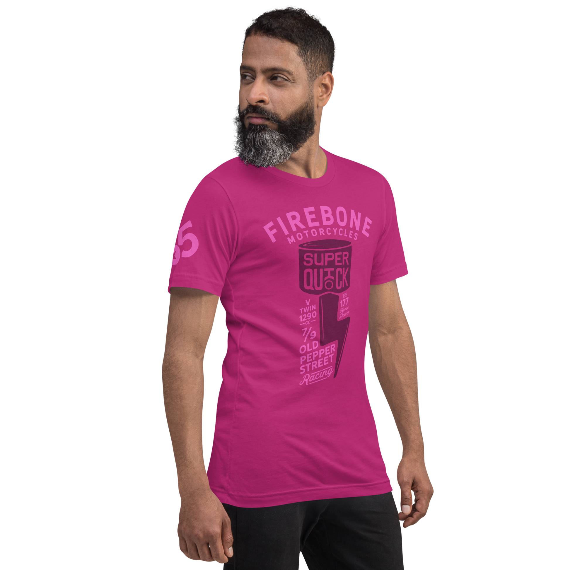 Super Quick Piston - Berry t-shirt - Firebone