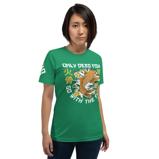 Go with the flow - Kelly green t-shirt - Firebone