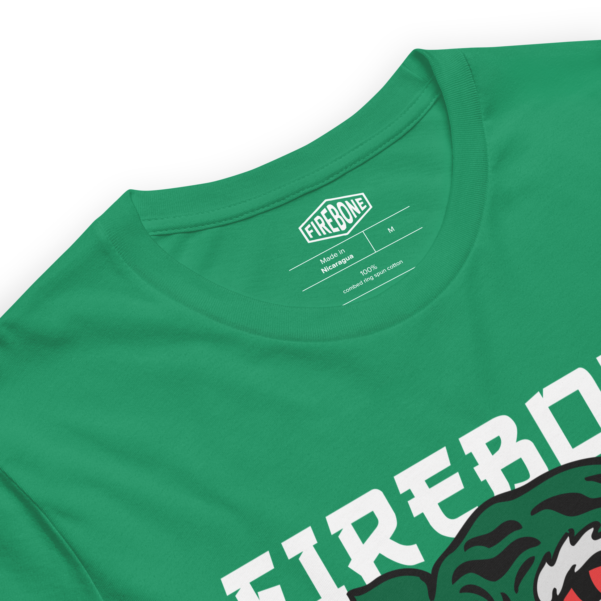 Defiant Tiger - Kelly green t-shirt - Firebone