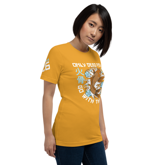 Go with the flow - Mustard t-shirt - Firebone