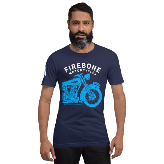 Vintage Motorcycle - Navy t-shirt - Firebone