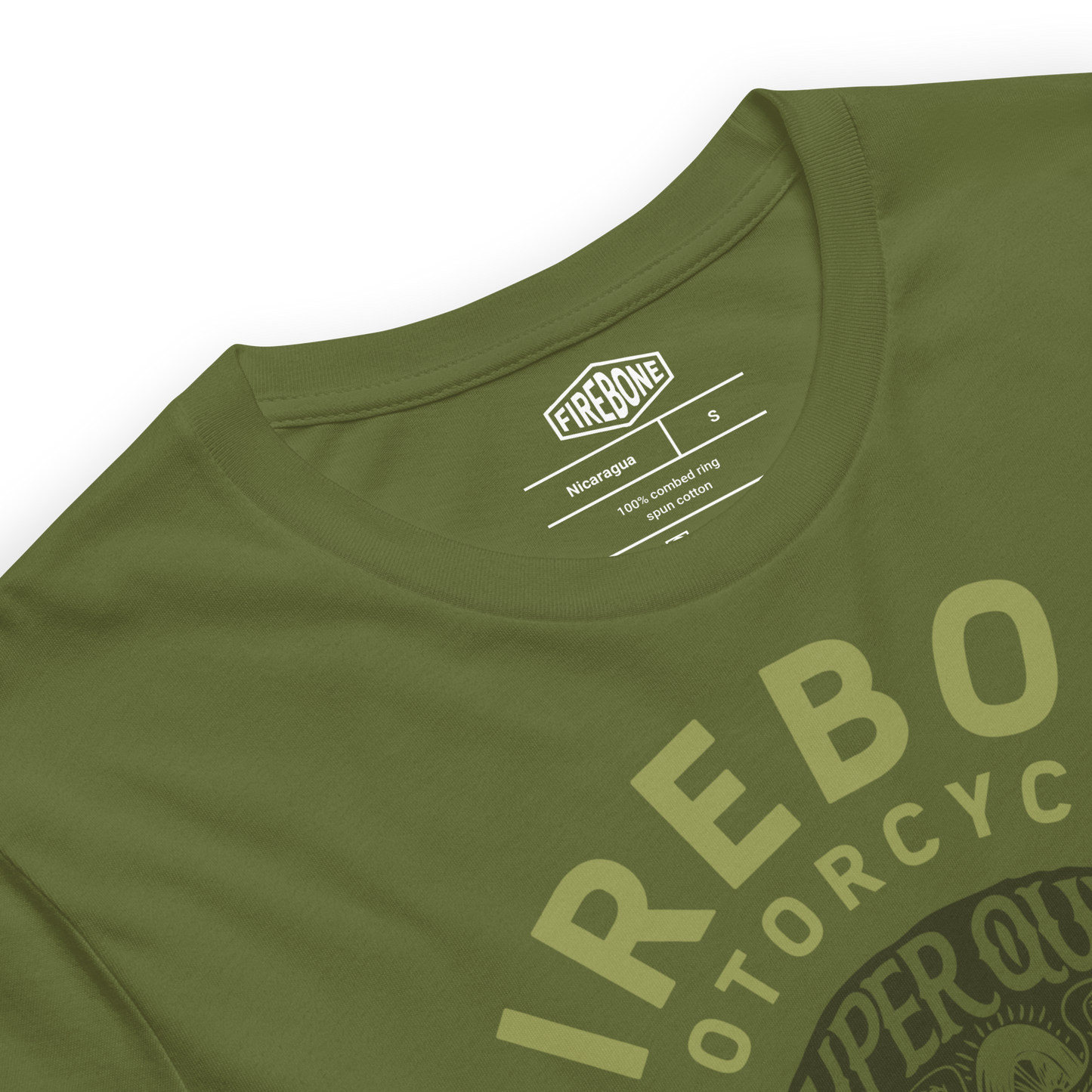 Super Quick Skull - Olive t-shirt - Firebone