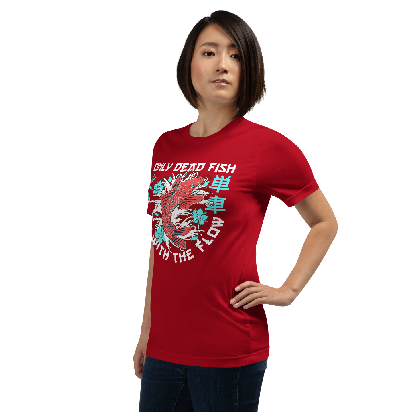 Go with the flow - Red t-shirt - Firebone