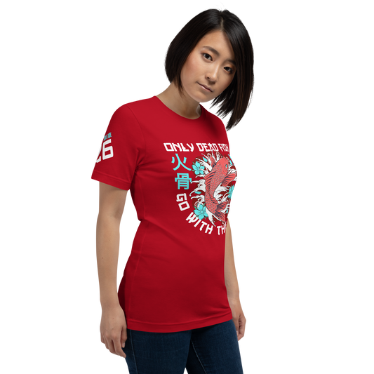 Go with the flow - Red t-shirt - Firebone