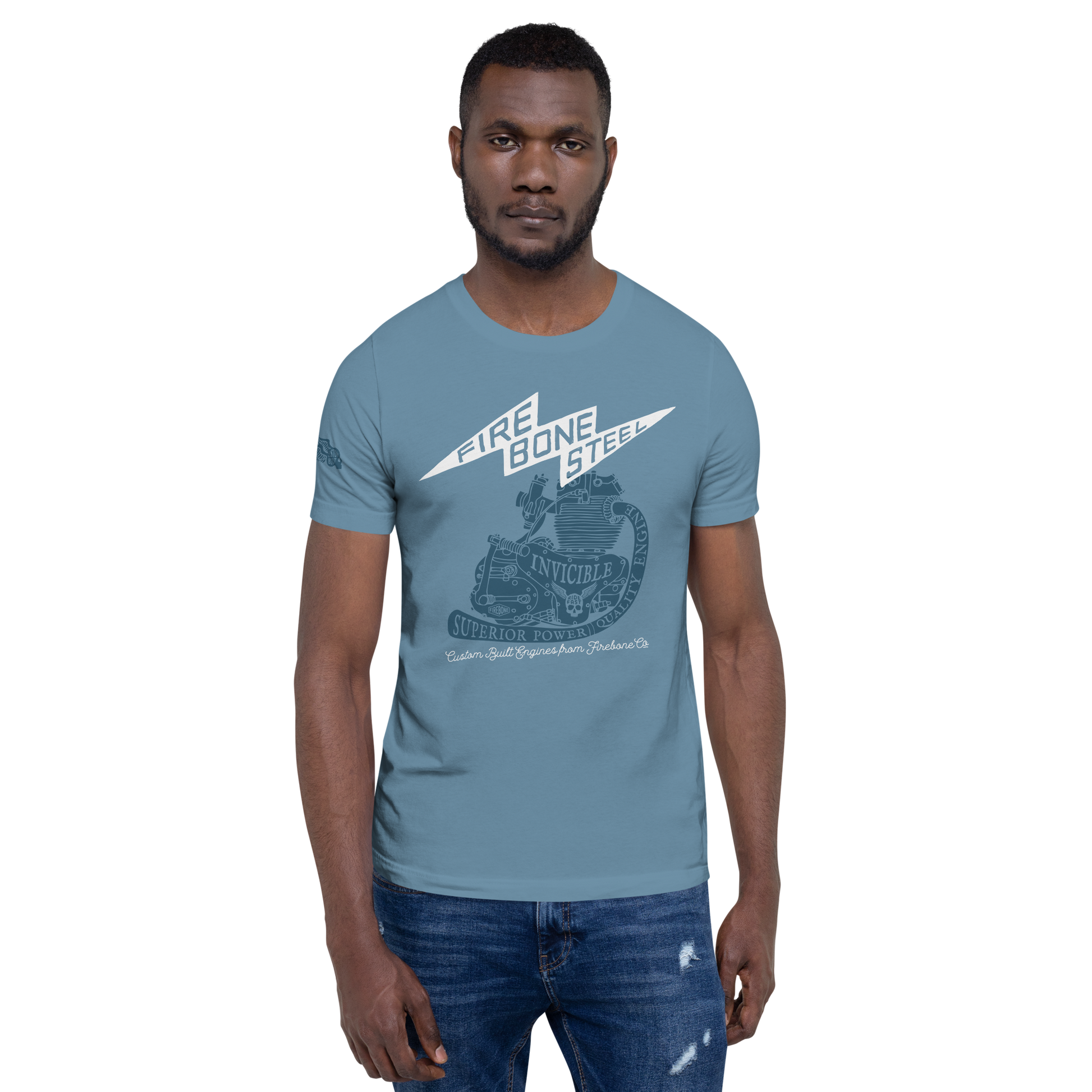 Firebone Steel - Blue 2 t-shirt - Firebone